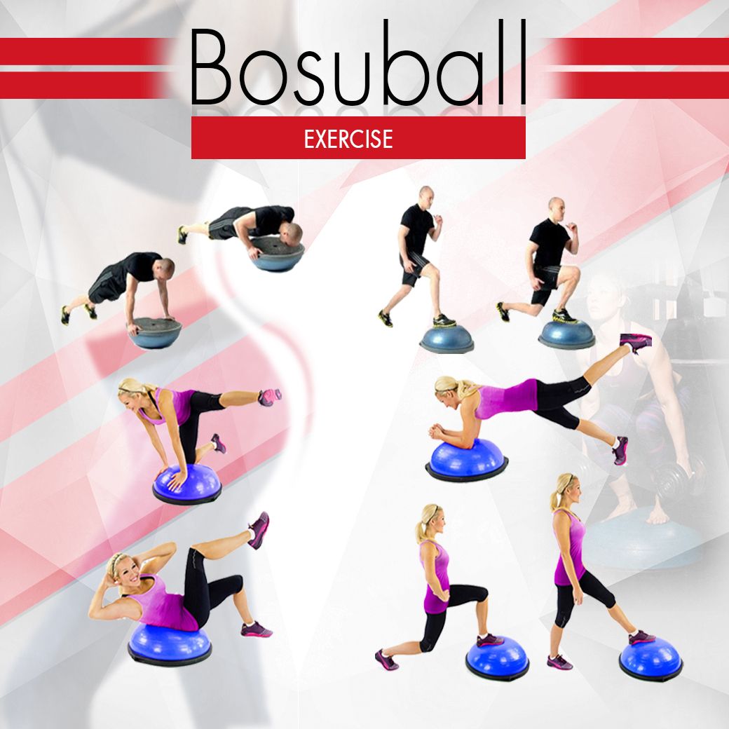 วืธีใช้ bosu ball โบซุบอล ท่าเล่น Yoga ball บอลโยคะ