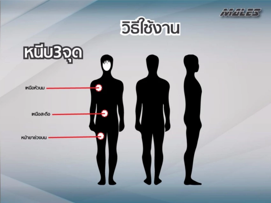 วิธีใช้เครื่องวัดไขมัน ที่หนีบไขมัน