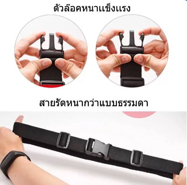 กระเป๋ามีตัวล็อคหนาแข็งแรง สายรัดหนากว่าแบบธรรมดา