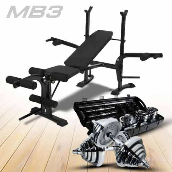 เซตม้านั่ง MB3 + ดัมเบล เซตม้านั่งดัมเบล MB3
