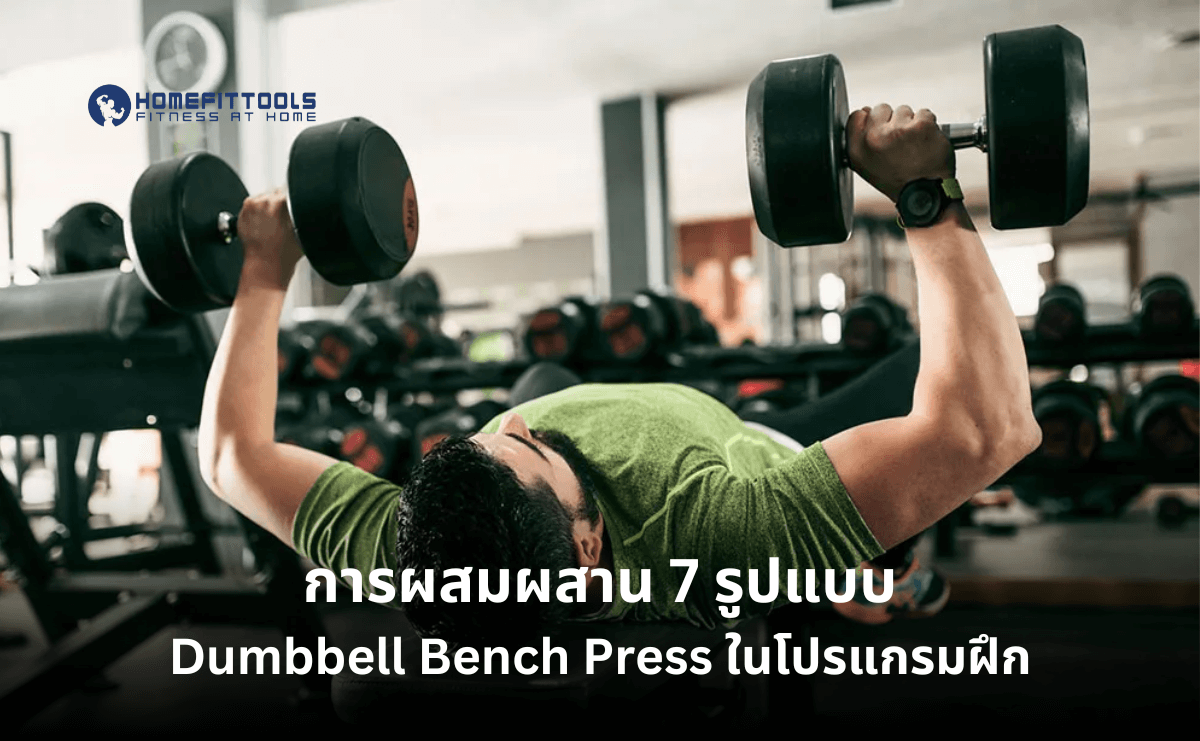 การผสมผสาน 7 รูปแบบ Dumbbell Bench Press