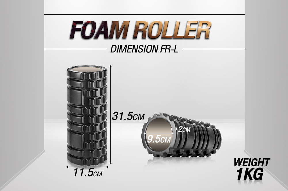 ขนาด Foam Roller โฟมโรลเลอร์ โฟมนวดกล้ามเนื้อ หนัก 1 กิโลกรัม
