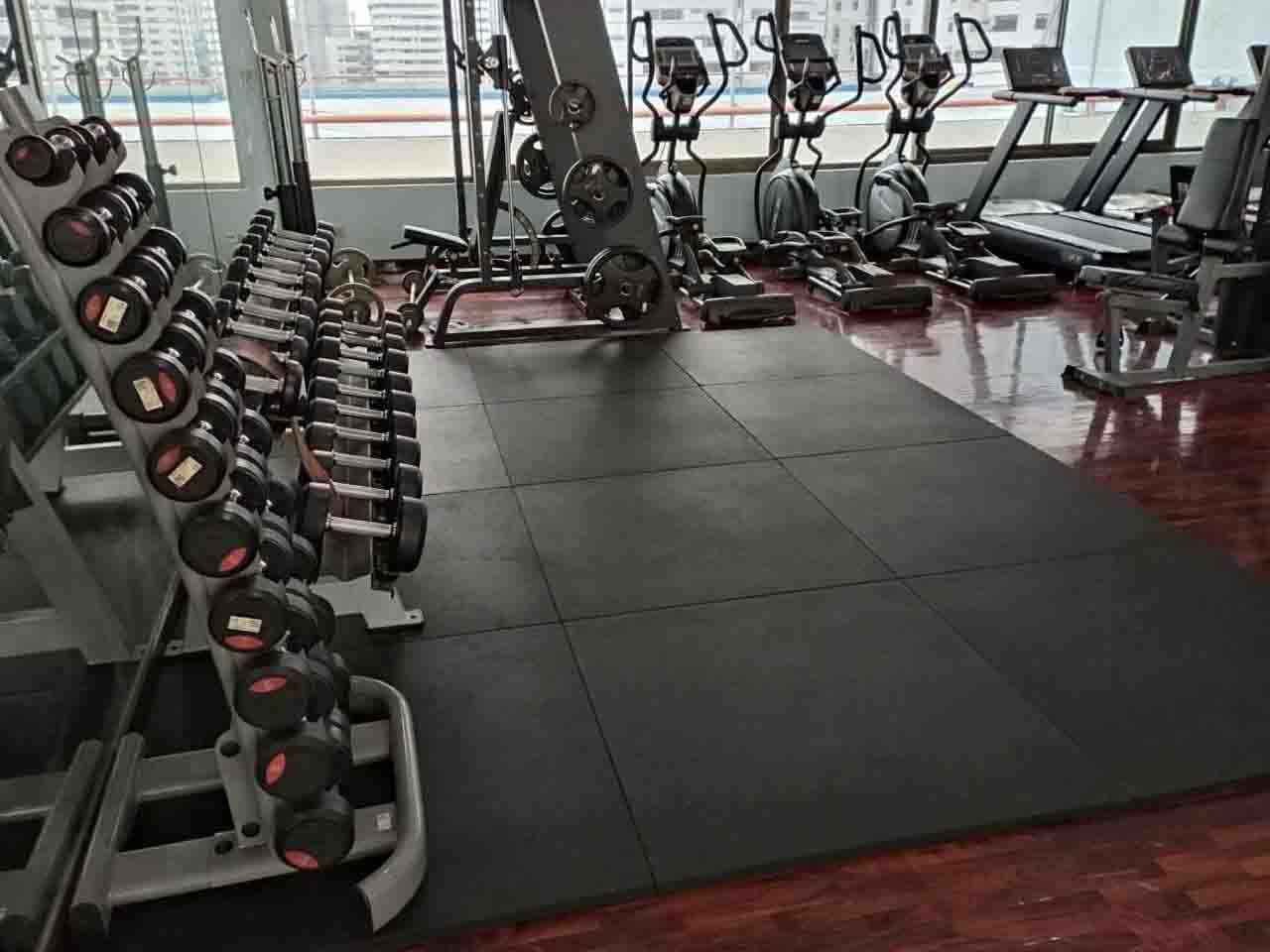 รีวิวการติดตั้งแผ่นยางปูพื้น Rubber Tile