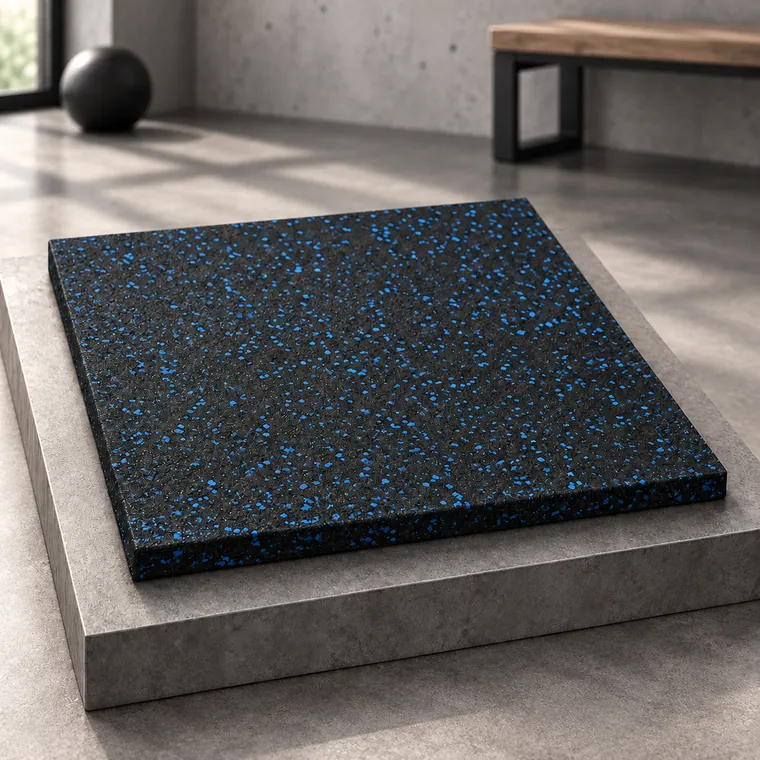 แผ่นยางปูพื้นฟิตเนส Rubber Tiles B5 Premium พื้นยางฟิตเนส หนา 2 ซม.