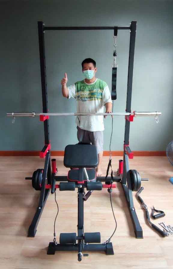 รีวิวพาวเวอร์แร็ค Power Rack รุ่น KS จากลูกค้า