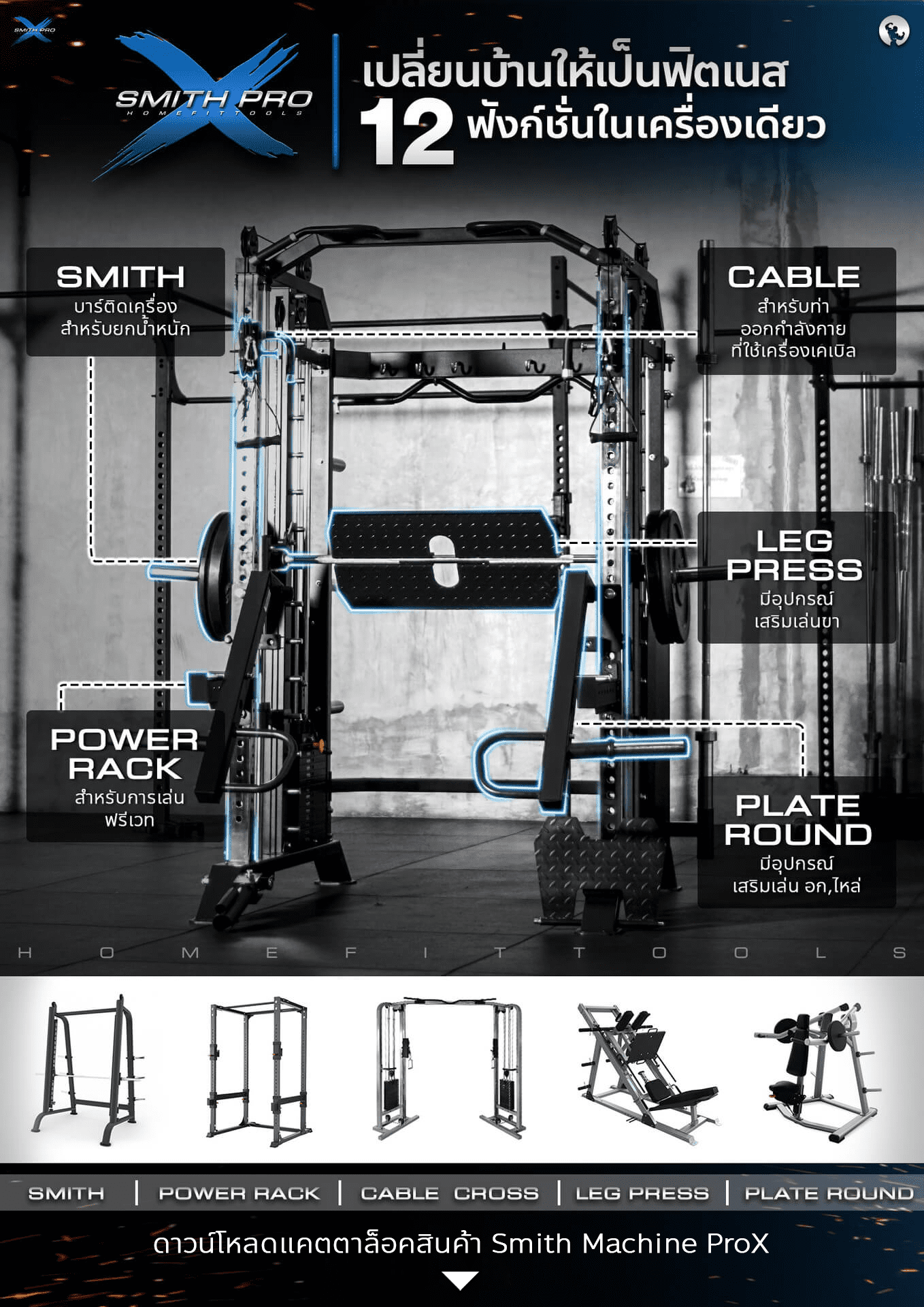 ฟังก์ชั่น Smith Machine Prox