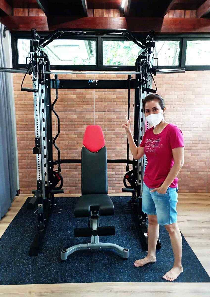 รีวิว Smith machine prox สมิทแมชชีน pro-x Home gym ชุดโฮมยิม ออกกำลังกาย เครื่องออกกำลังกาย อุปกรณ์ฟิตเนส